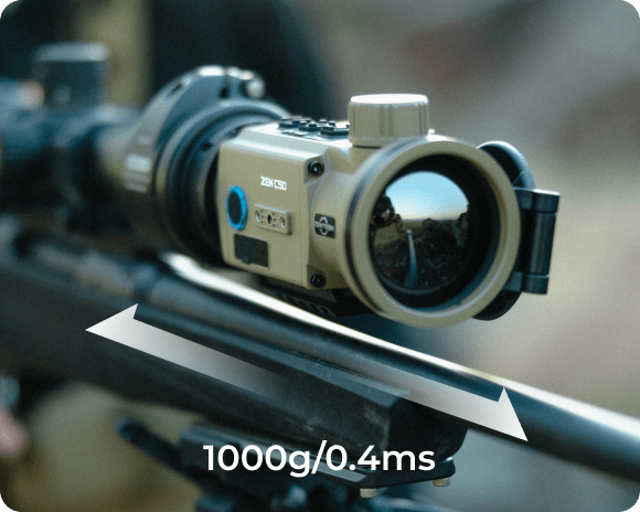 Zentron C50 1000g shock resistance rating